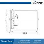 shower base
