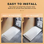 shower base